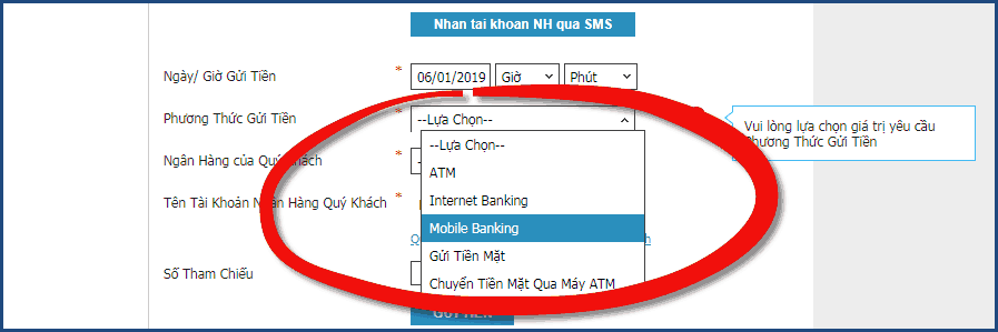 Gui tien vao W88 - Hinh thuc chuyen khoan - Hinh 9