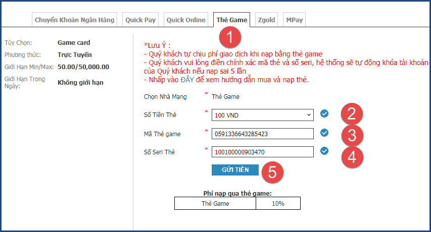 Nap tien the game W88 - Hinh 2