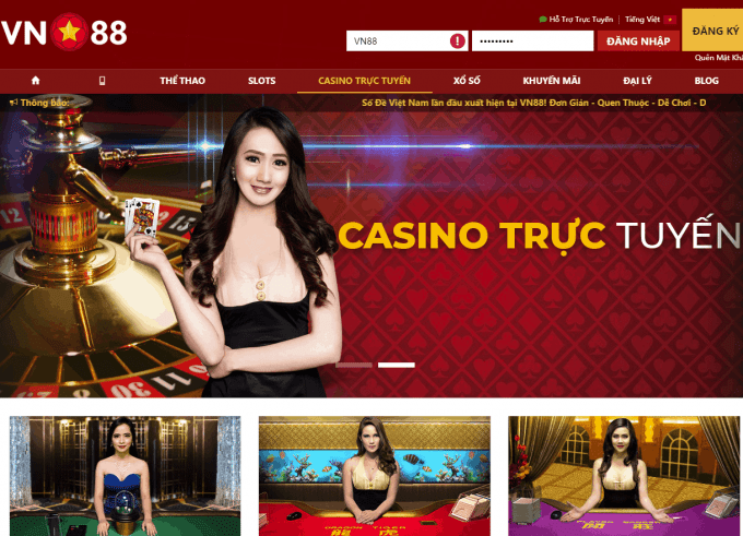 Casino trực tuyến nhà cái VN88