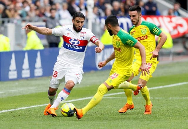 nantes vua bat ngo danh chien thang voi ty so 2 - 1 truoc lyon