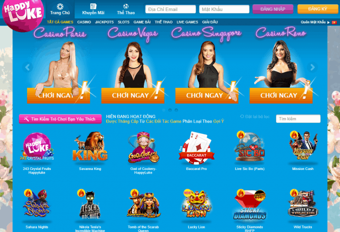 Nhà cái casino uy tín Happyluke